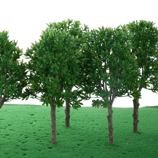 6 pezzi 1/30 alberi modelli forniture in miniatura piante kit scena micro