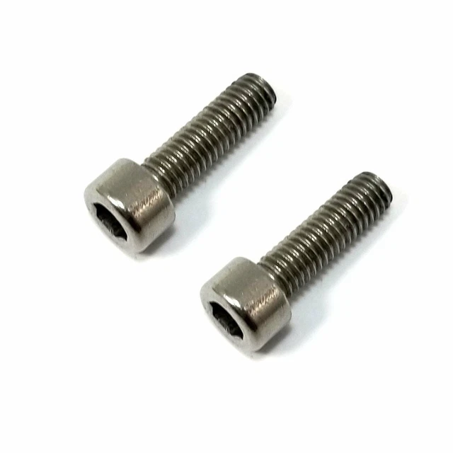 2x Wheel Center Hub Cap Screws Nickel M6X20 for KMC KM651 Slide