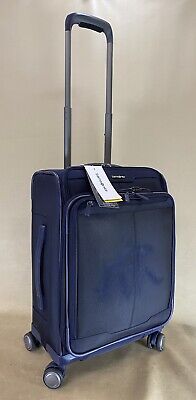 Samsonite Silhouette 17 Blue 21" Carry-on Expandable Softside Spinner Suitcase