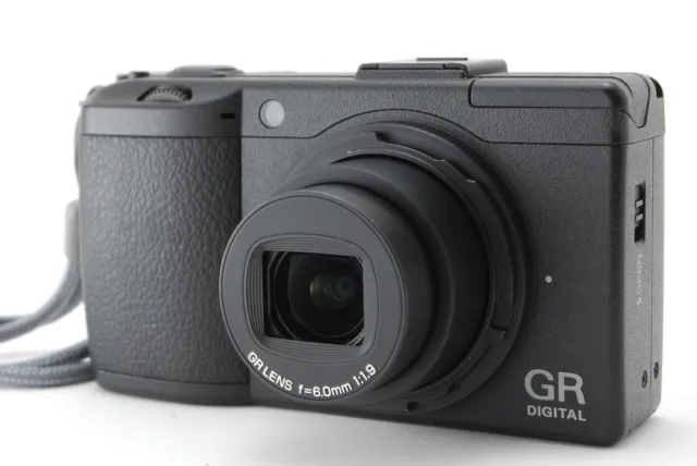 【Mint 】Ricoh GR DIGITAL III 10.0MP Digital Camera - Black From Japan #2473