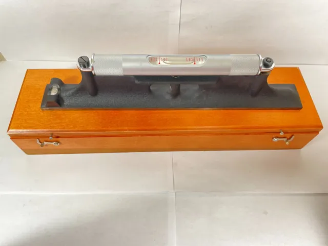 Starrett 98Z-12 Machinist Level with Ground and Graduated Vial - 12" Length