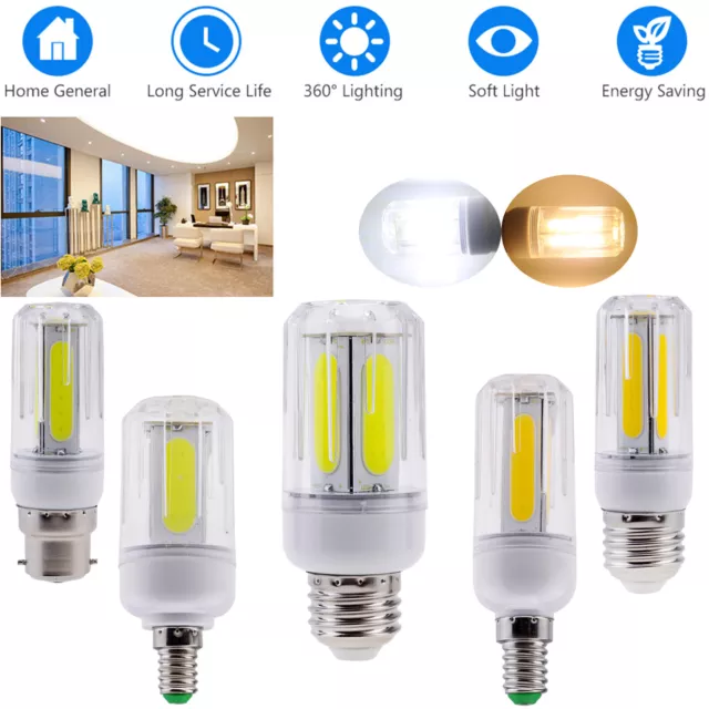 4Pcs COB LED Corn Bulb E27 E26 E12 B22 E14 12W 16W Energy Saving Light Lamps DSs