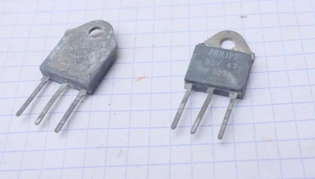Transistor Philips BDX64B TO3 - Prix Pour Une Pièce Neuve