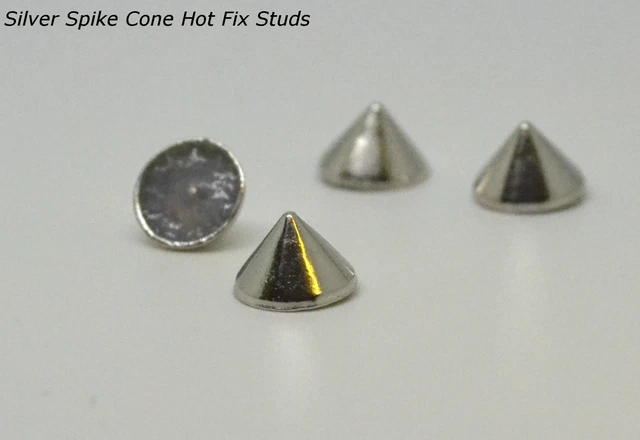 Silver Cone Studs And Spikes Diy Craft Cool Punk Garment Rivets For Bag Silver Cone Studs And Spikes Diy Craft Cool Punk Garment Rivets For Bag