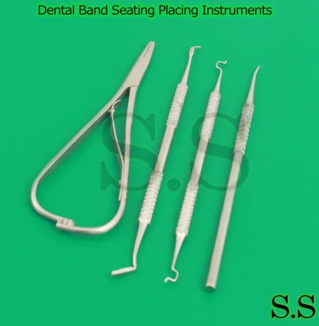 Dental Band Seating Placing Instruments Orthodontic Mathieu Forceps