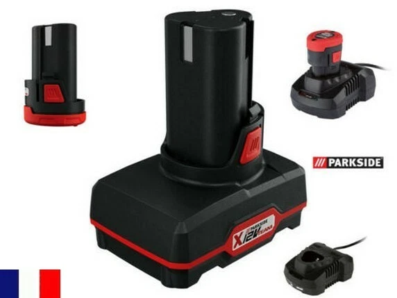 Chargeur De Batterie Parkside 12V 2.4Ah Pour Batterie Lithium-ion - Neuf, Référence PLGK 12 A3
