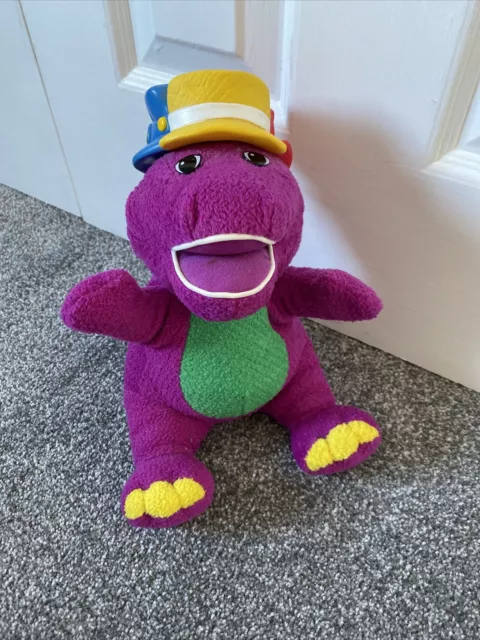 BARNEY SILLY HATS Barney Talking Singing Moving Soft Plush 11