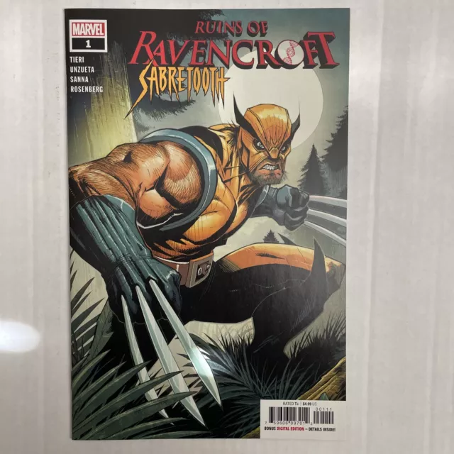 Ruins of Ravencroft Sabretooth (2020) Marvel - #1, Tieri/Sanna, NM