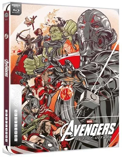 Avengers 2: L'ère d'Ultron (4K UHD + Blu-ray Steelbook) Mondo - Neuf - Français