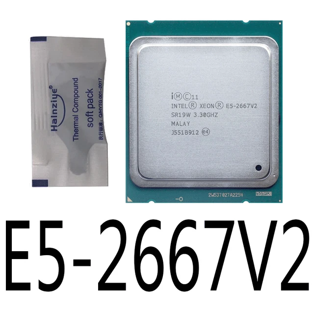 INTEL XEON E5-2667 V2 E5-2667V2 3,3 GHz LGA2011 8-Kern CPU Prozessor ...
