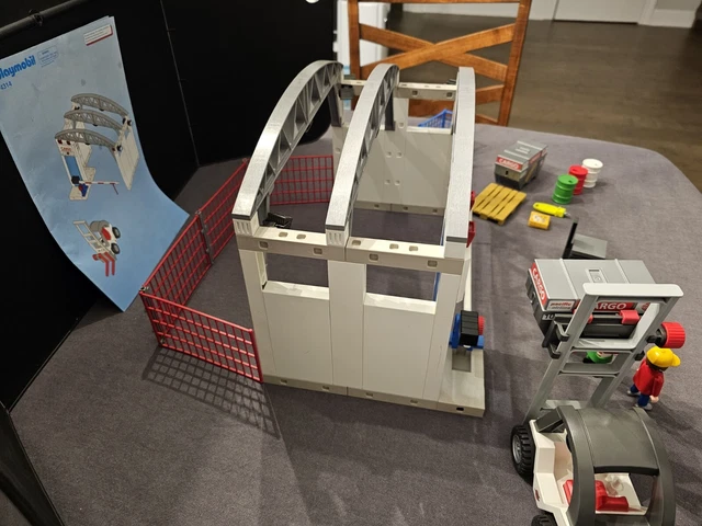 PLAYMOBIL CITY 4314 – Entrepôt De Marchandises Avec Chariot élévateur Et Notice