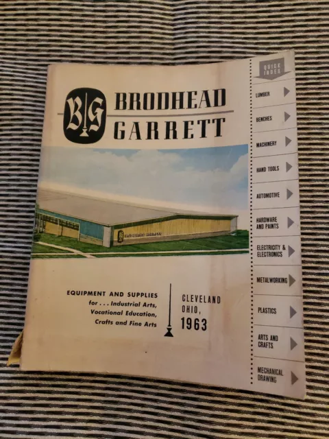 Vintage Brodhead-Garrett Co. Drafting Supplies Catelog Booklet Cleveland,  Ohio