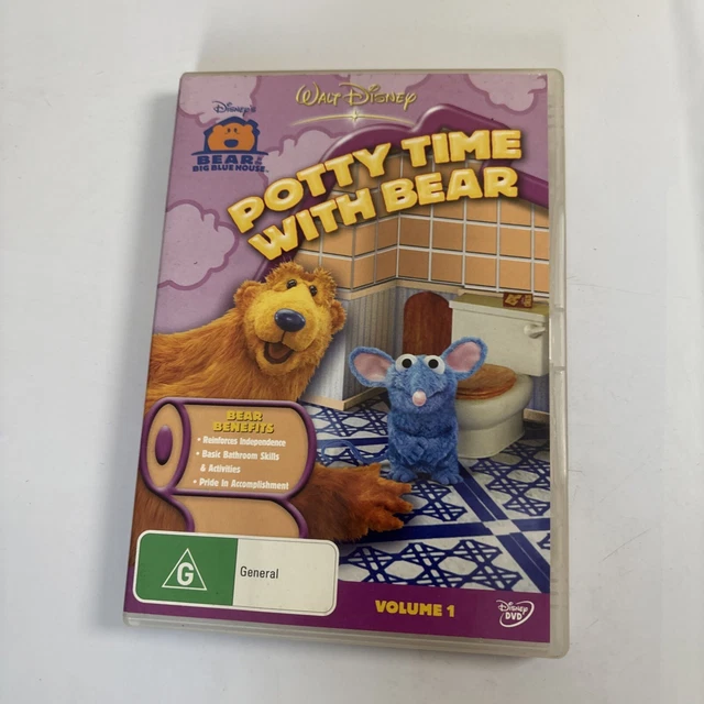 BEAR IN THE Big Blue House - Potty Time with Bear (DVD, 2005) Region 4 $15.00 - PicClick AU