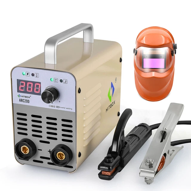 HITBOX 200A Welder 2in1 TIG ARC Welding Machine Rod Stick ARC DC 110V 220V