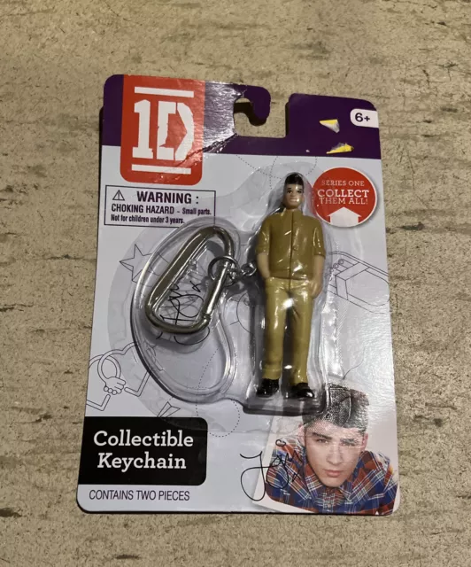 2012 One Direction 1D Collectible Keychain Key Chain Zayn Figure Series One New