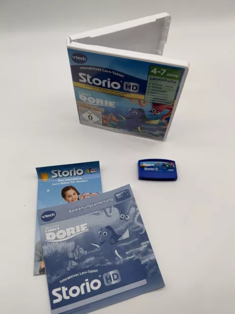 Vtech Storio HD Max Spiel findet Dorie Nemo Disney  Lernspiel (geprüfte Retoure)