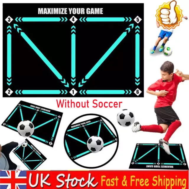 Football Training Mat Fpro Ball Mastery Mat, Football Footstep Training Mat UK