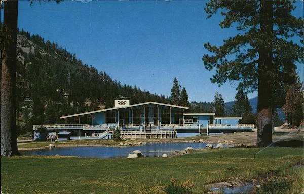 Squaw Valley Chalet,CA California Anchor Color Baxter Lane Co. Chrome Postcard