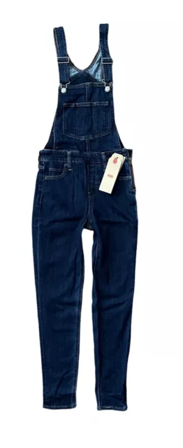 Levi's Levis Nwt Women's Dark Wash Cropped Skinny Denim 588150002 Overalls 26