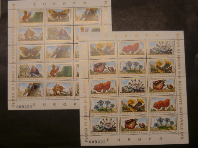 Rumänien Minr.: 3982-3991 in Kleinbogen ** postfrisch MNH