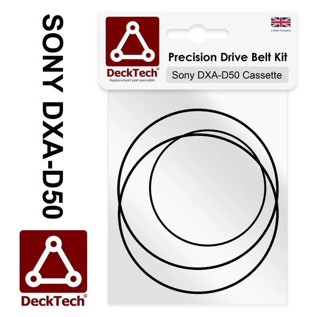 Cinghie Di Ricambio DeckTech Per Piastra A Cassette Sony HCD-CP100 (HCDCP100)