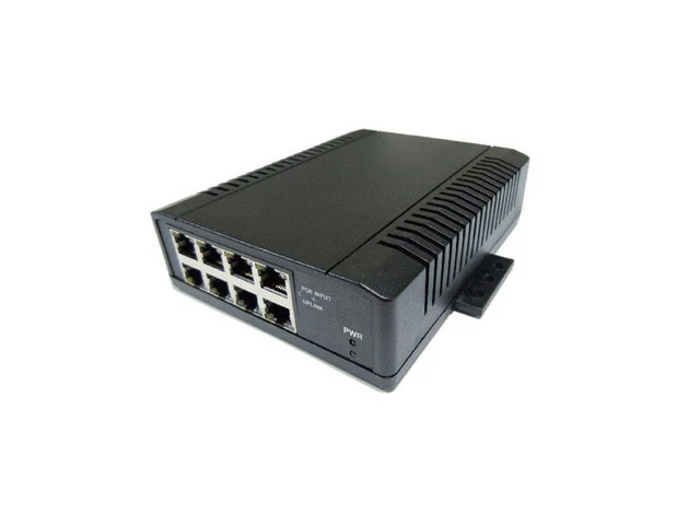 Tycon Power TP-SW8-NC - Interrupteur Poe 10/100 Baset De 12-56V Et 8 Ports Haute
