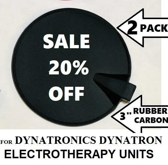 Rubber Carbon Multi-Use Electrode for Dynatronics Dynatron Plus & Solaris Series