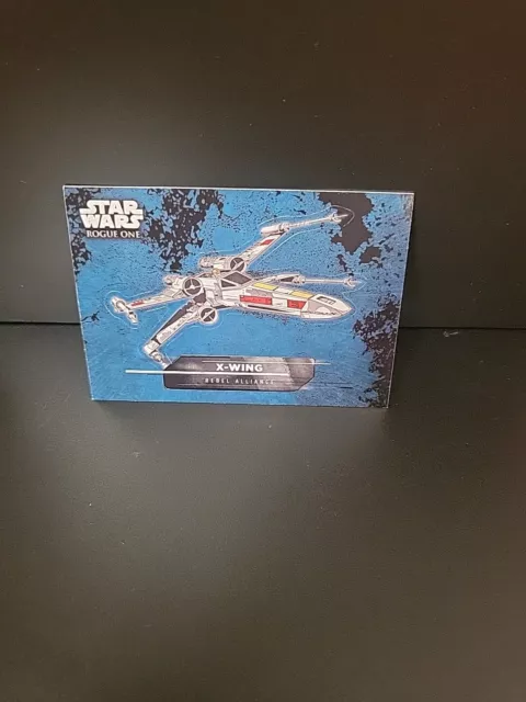 2016 Topps Star Wars: Rogue One: Mission Briefing X-Wing Fighter #9 0hr4