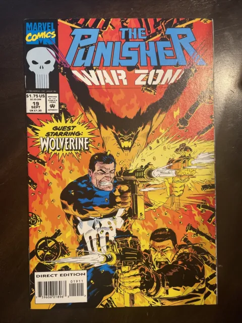 The Punisher: War zone #19 Sept, 1993 Marvel Comic (6)