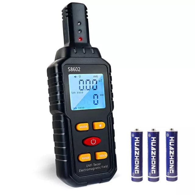 EMF Tester Ghost Hunting Equipment Electromagnetic Field Radiation Detector US