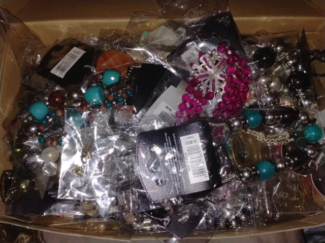 Costume Jewellery Bundle 1kg Individually Sorted/Sealed/TANGLE FREE  GRADED (A)