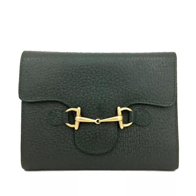 GUCCI Horse Bit Leather Notebook Cover w/Pen /3L0472