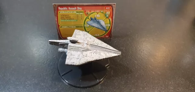 Star Wars Miniatures - Republic Assault Ship 5/60 - R - Starship Battles #2