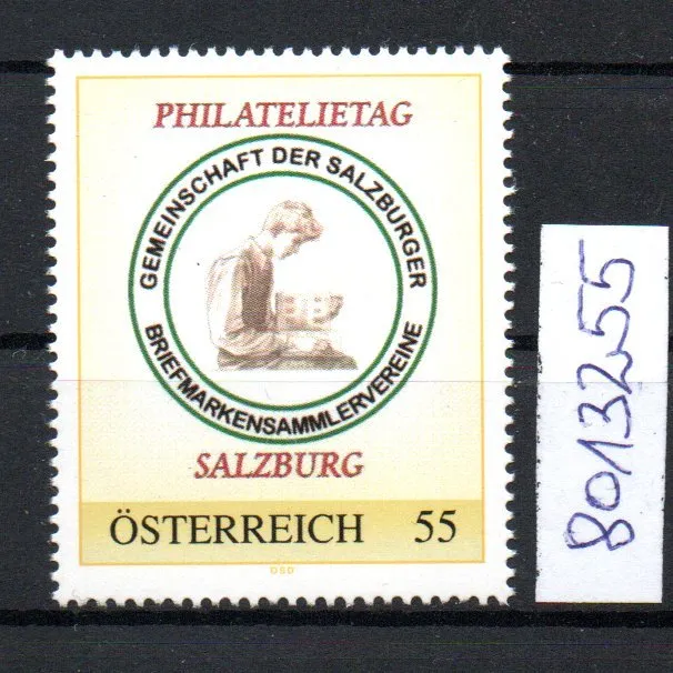 Österreich PM personalisierte Marke Philatelietag SALZBURG 8013255 **