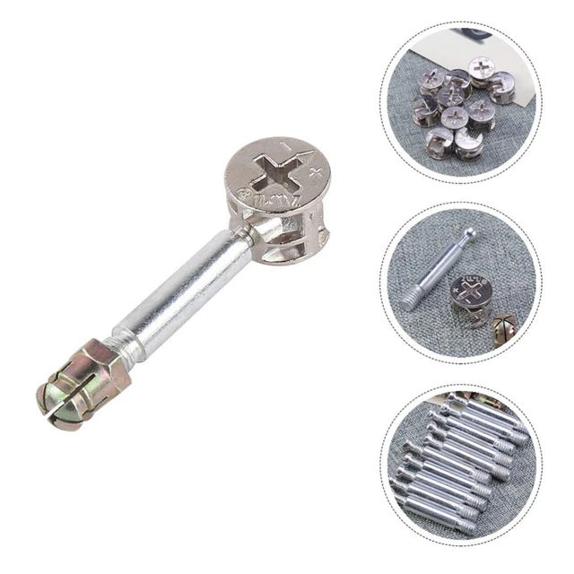 20 Set Eccentrici E Bulloni Fissaggio Cam-Lock Mobili Arredamento