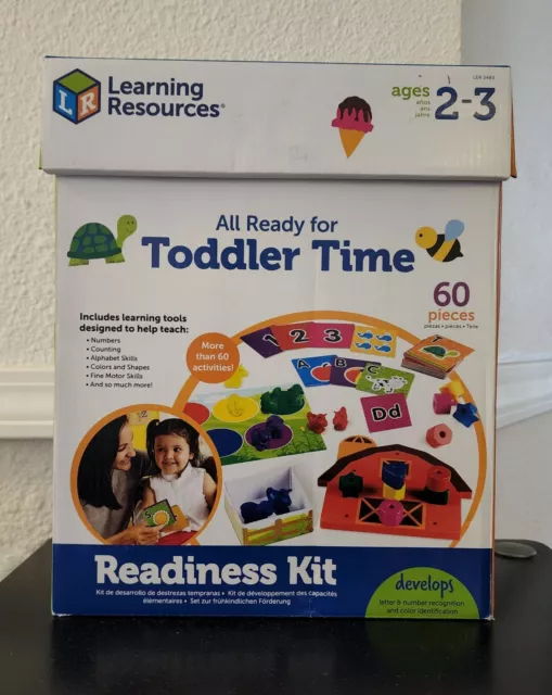 Learning Resources All Ready For Toddler Time Activity Kit Prek Ages 2y-3y