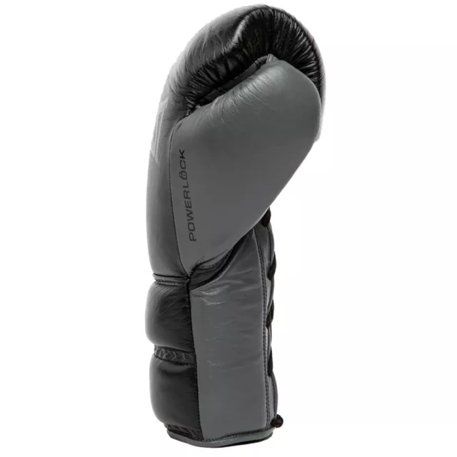 Everlast Pro Powerlock2 Black/Grey Fight Gloves 3