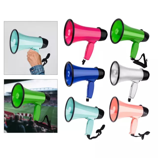 Contrôle du volume réglable de l'alarme portable Bullhorn Megaphone pour le