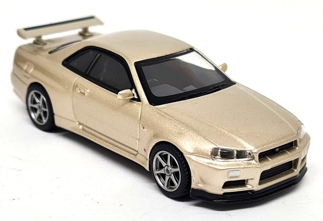 1/18 IGNITION MODEL NISSAN SKYLINE GTR R34 M-SPEC NUR SILICA