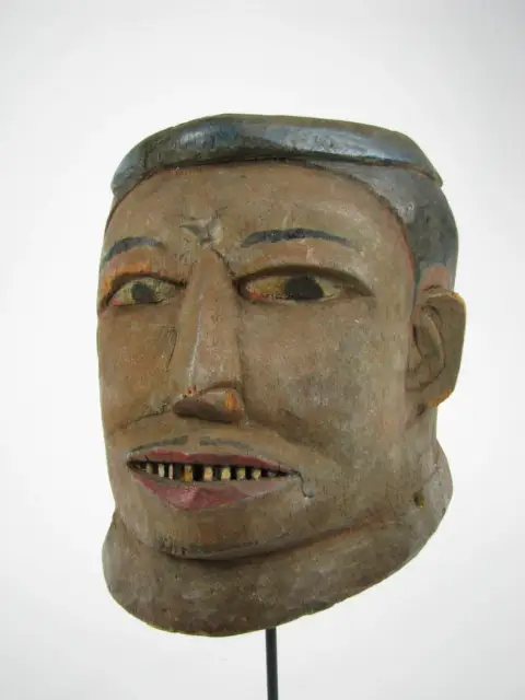 GothamGallery Fine African Art - Tanzania Makonde Lipico Tribal Mask - G