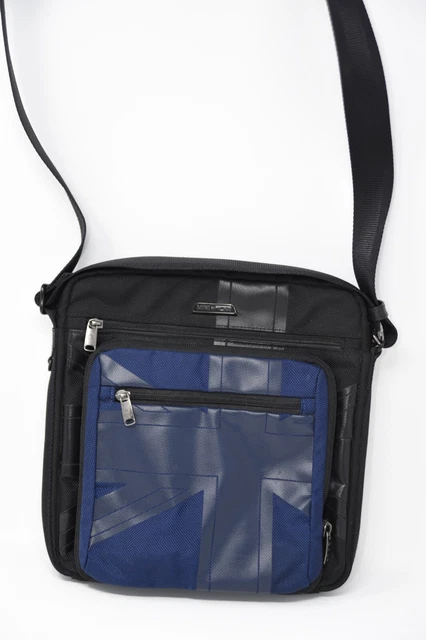 TUMI ALPHA II 2 DUAL CROSSBODY Blue & Black Shoulder Bag NEW Can Make 2 OUT OF 1
