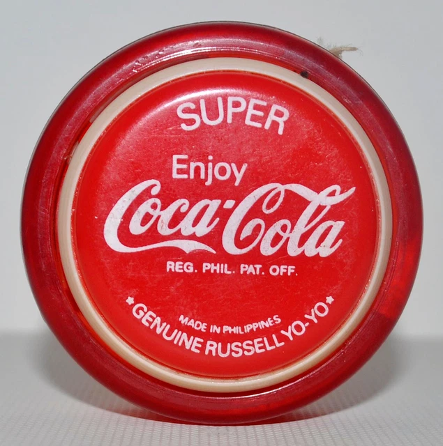 Philippines Coca COKE Cola SUPER Fiberglass rim Red/White GENUINE RUSSELL Yo-Yo