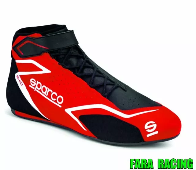 SPARCO 00127545RSNR SCARPA Racing SKID Taglia 45 - Rosso Nero