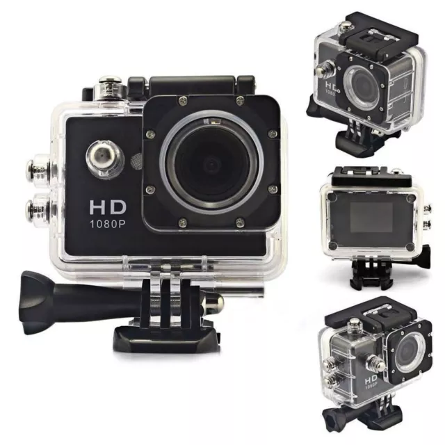 Full HD 1080P Action Camera Camcorder Waterproof DVR NVRs Helmet Sports DV Video 3