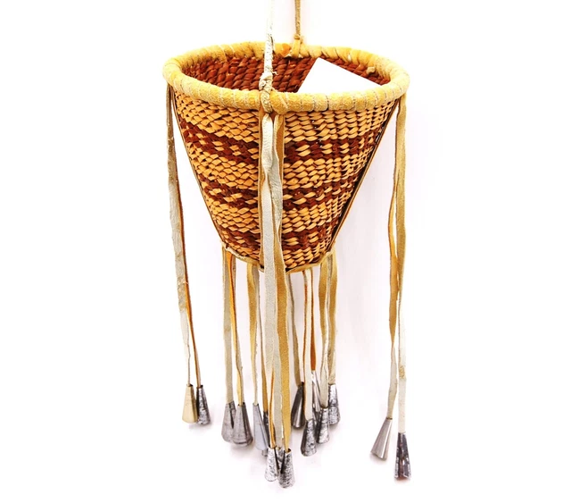 Small Apache Burden Basket Willow Tagged Viola Taylor