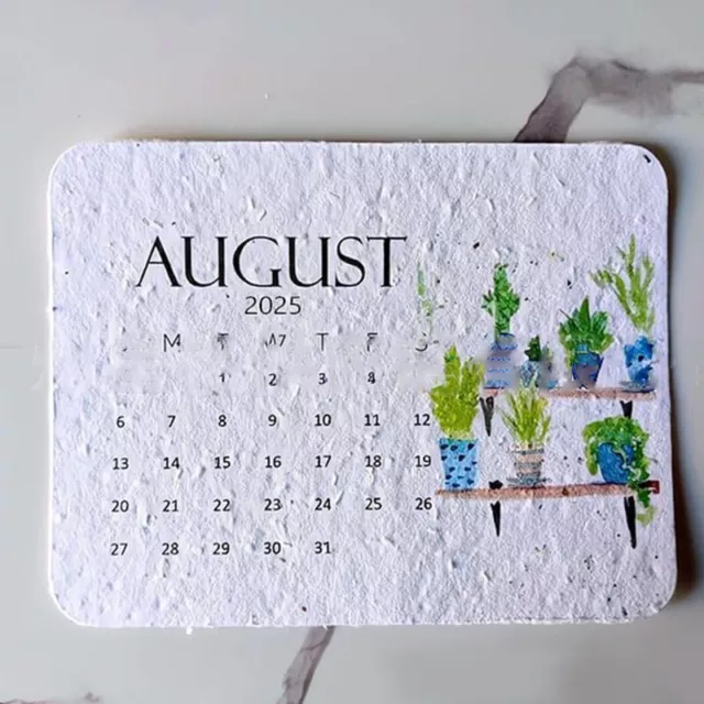 NEW 2025 PLANTABLE Seed Calendar 2025 WY1 9.56 PicClick AU