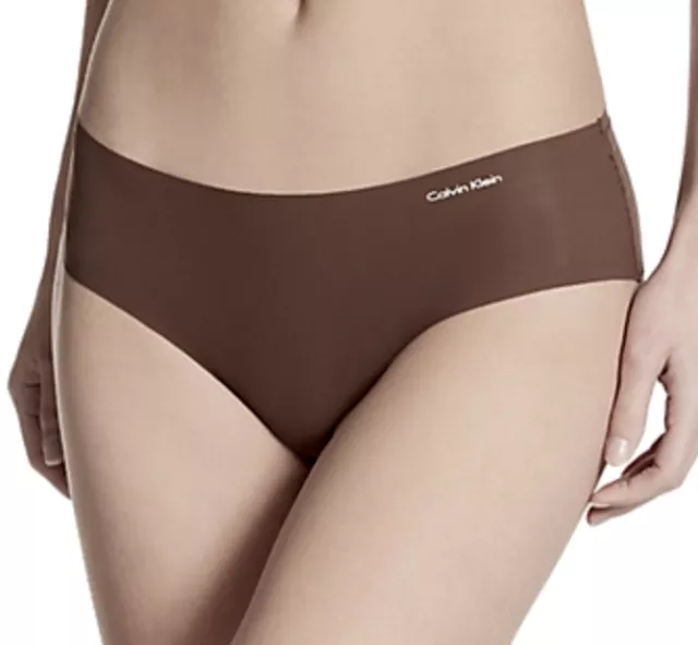 CALVIN KLEIN Invisibles Chestnut Brown No VPL Hipster Panty Womens XS S M L XL