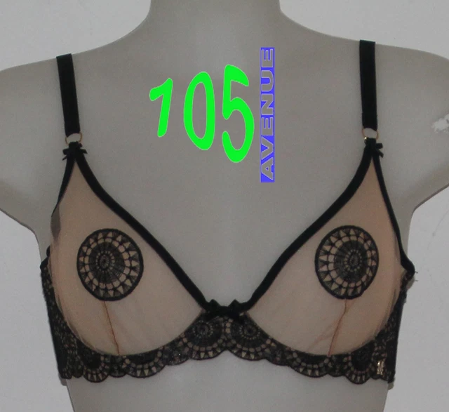 Ensemble Lingerie MILLESIA Triangle T90B - Noir, Bonnet B, Taille T1, Neuf Avec étiquettes