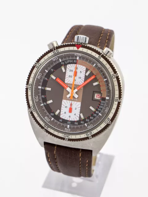 Breitling Bullhead Chronograph wristwatch steel 1970 's