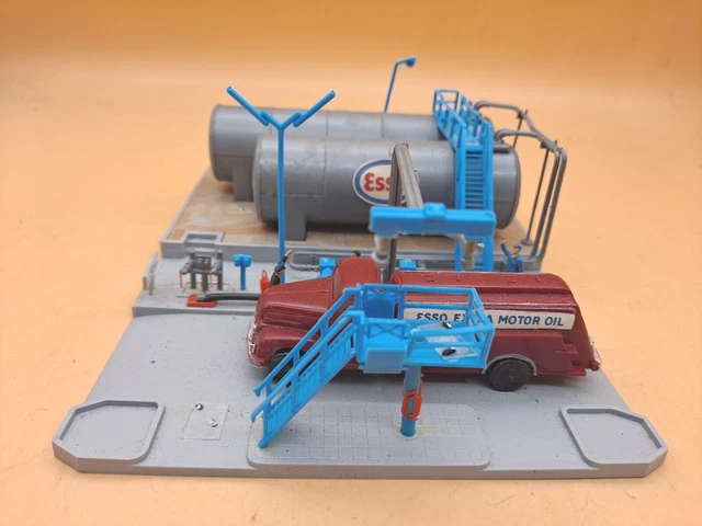 RARE! Maquette Kibri HO 392 – Double Réservoir De Raffinerie Esso, époque 3, Vintage Allemagne